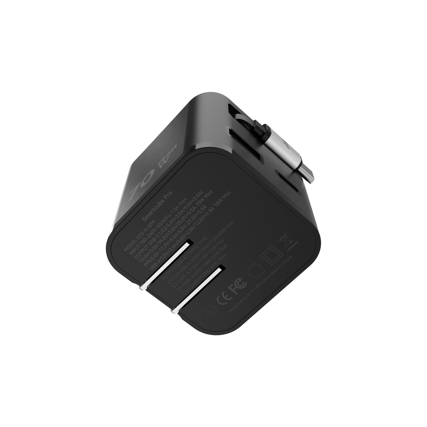 Super fast charger PD70W with Type C cable